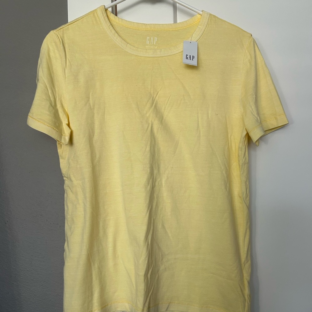 GAP yellow Short-Sleeve Tee